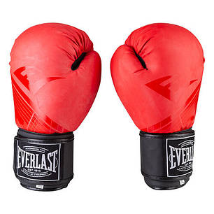 Боксерські рукавички червоні Everlast DX-3597 розмір 12oz, фото 1