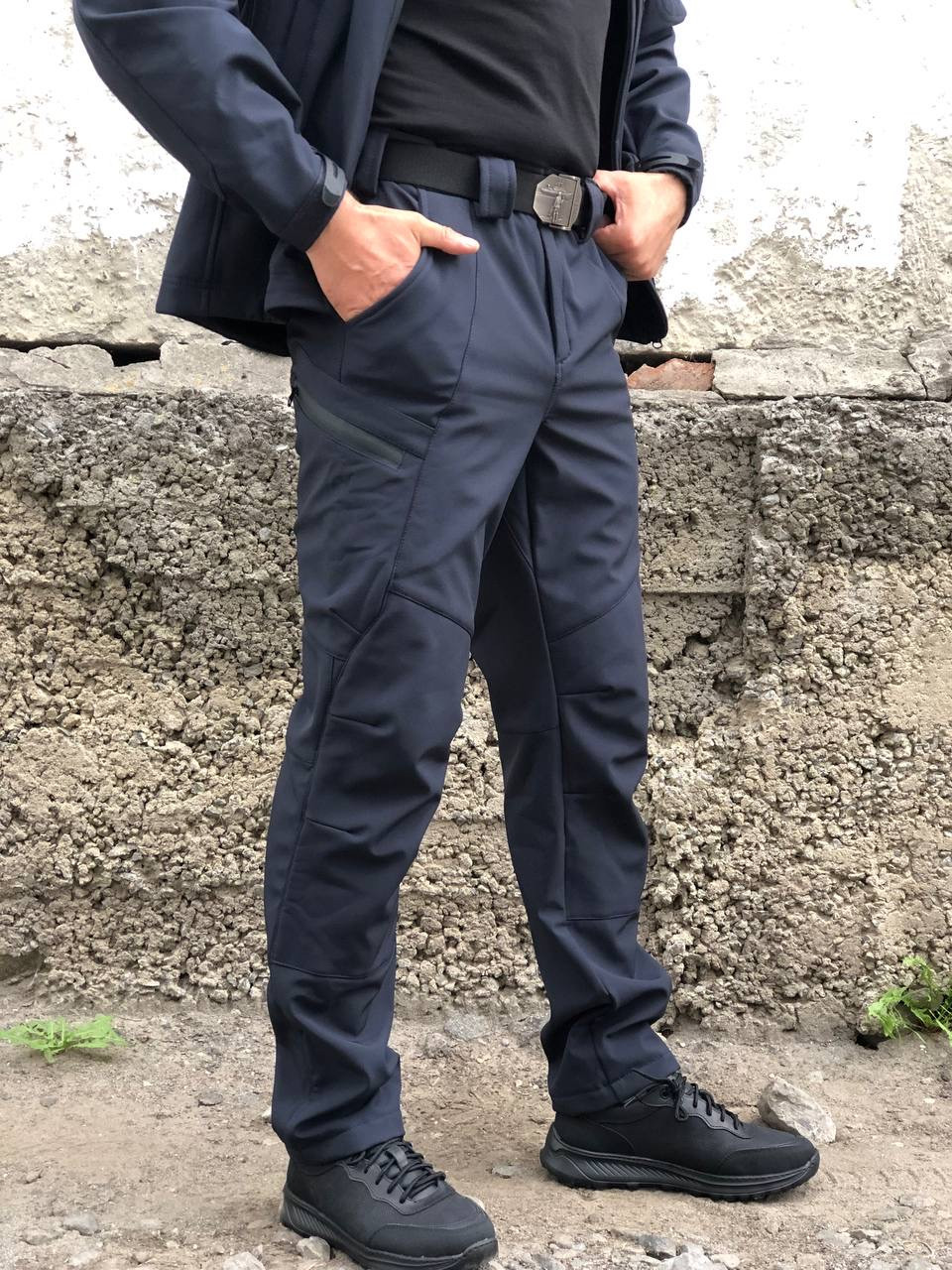 Тактичні штани Soft Shell UKR-TEC, сині