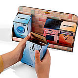 Чарівний комодик «Побутова техніка», дерев'яна іграшка, Ань-Янь, 12 * 8 * 24,5 см, від 3 років, (ПСД001), фото 3