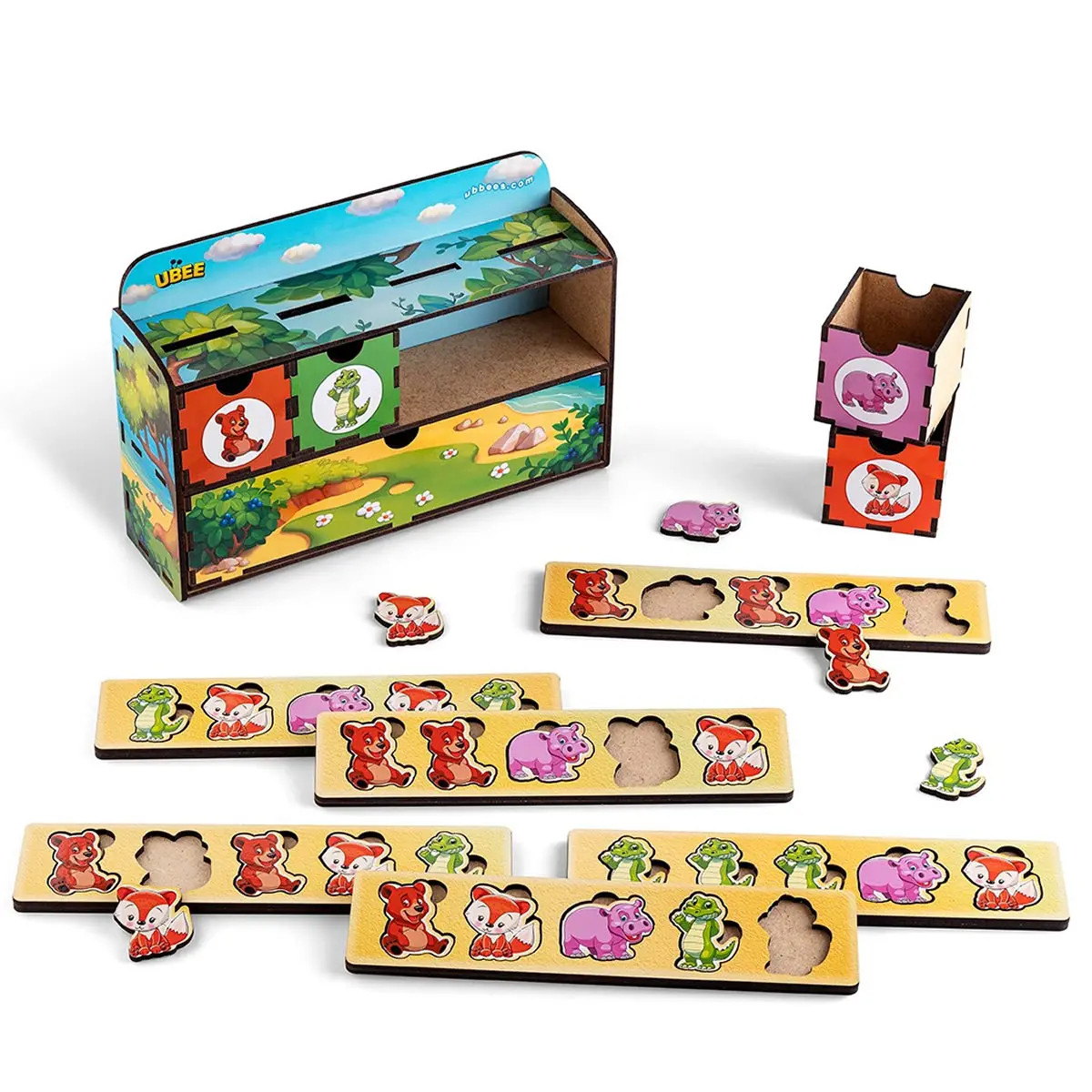 Чарівний комодик «Тварини» розвиваюча іграшка Ань-Янь 15,5*23,5*6,5 см (ПСД011), фото 1