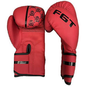 Боксерські рукавички червоні FGT Flex-3310 розмір 14oz, фото 3