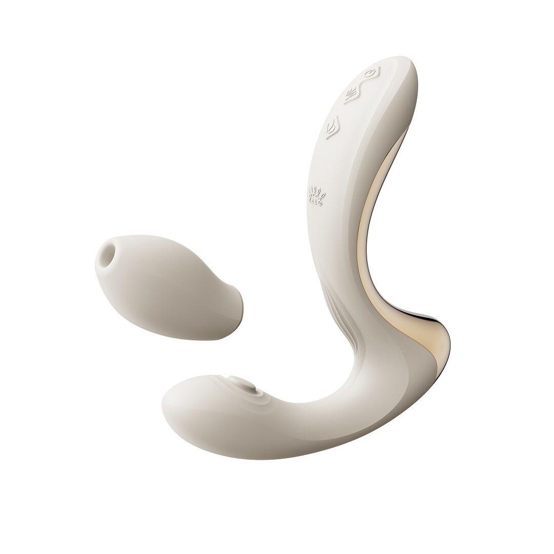 Вібратор Zalo — Talis G-Spot PulseWave Vibrator Ivory White