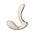 Вібратор Zalo — Talis G-Spot PulseWave Vibrator Ivory White, фото 2