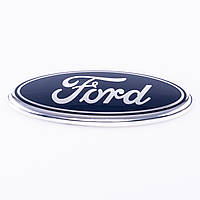 Емблема значок решітки радіатора, багажника Ford Форд 175 х 70 мм Синя