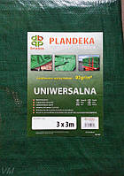 Тент тарпауліновий універсальний водонепроникний 3х4м 90 г/м2