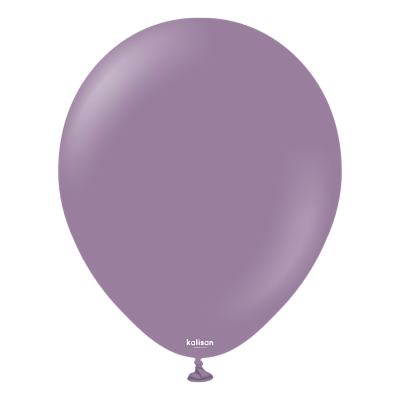 Kalisan 12" Ретро лавандовий (lavander). Кулі повітряні латексні пастель без малюнка