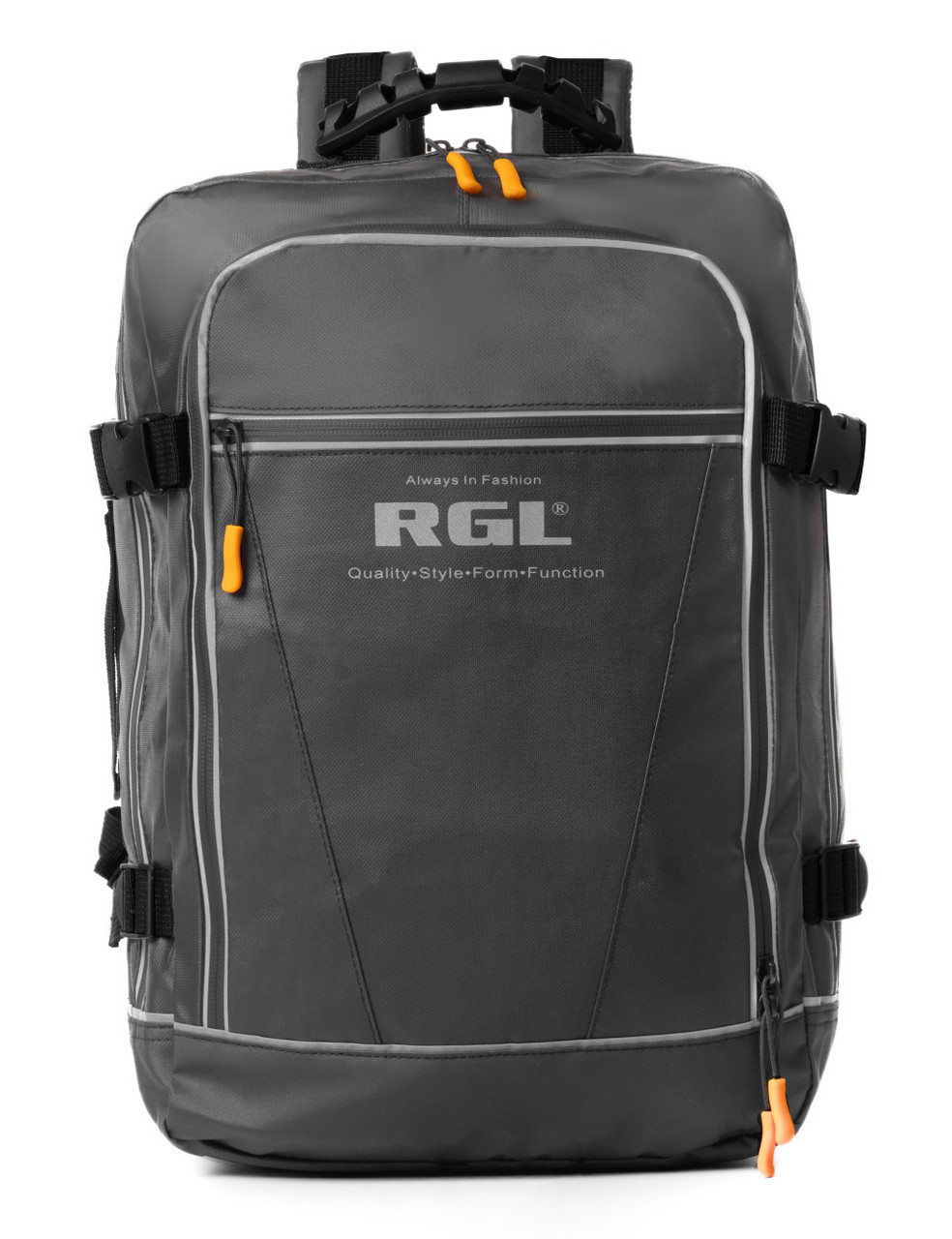 Сумка рюкзак 2в1 для ручної кладі RGL PL03 40x30x20 см, Сіра