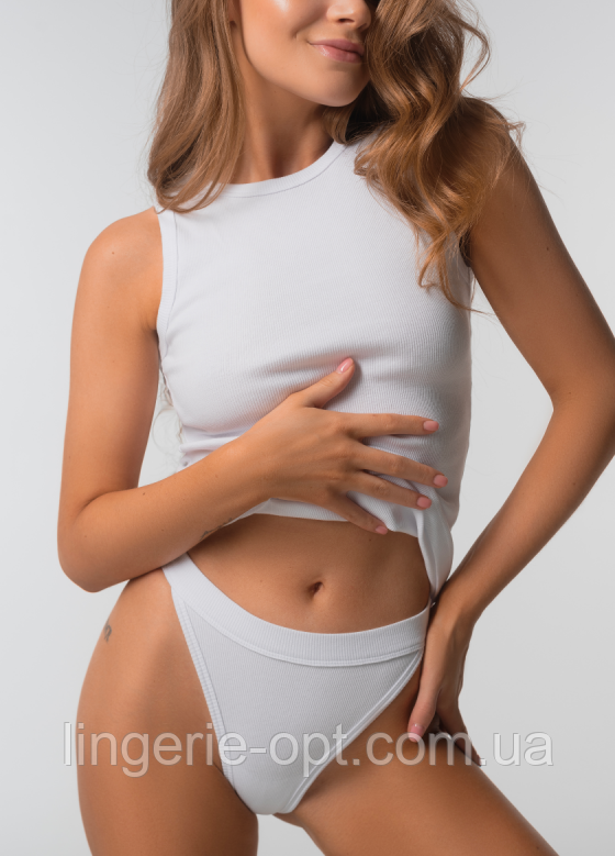 Бавовняні трусики в рубчик Luna 5176 Porto, фото 1