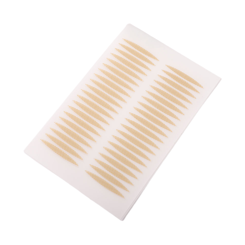 Корекційні наклейки для навислої повіки тонкі колір бежевий 15 листів (690шт). Смужки для ліфтингу повік, фото 1