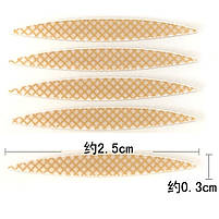 Корекційні наклейки для навислої повіки тонкі колір бежевий 15 листів (690шт). Смужки для ліфтингу повік, фото 2