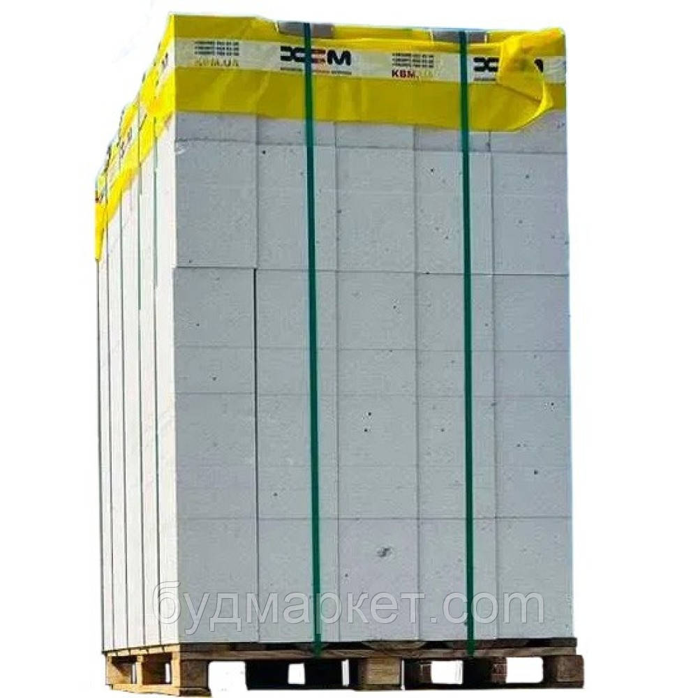 Газоблок HETTEN 300*200*600 мм (50 шт./пал.) (27,77шт/куб.м.), Стiновi дрiбнi бл з нiздрюв б-ну Hetten Пiд