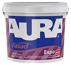 Акрилова фасадна фарба Aura Fasad Expo, універсальна, біла, 5л