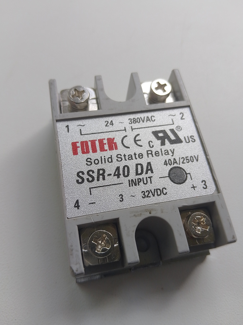 Твердотіле реле dc-ac Fotek SSR-40 DA, фото 1