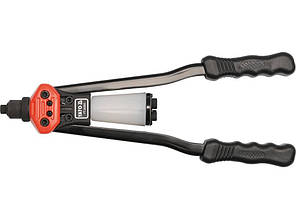 Заклепочник дворучний YATO для витяжних заклепок Ø=2.4, 3.2, 4, 4.8, 6.4 мм 380 мм YT-36095