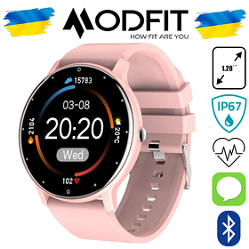 Смарт годинник жіночий рожевий Modfit Business Pink