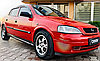 Дефлектори вікон вітровики для Opel Astra G сед / хетч 1998-2009 (скотч) Sunplex, фото 8