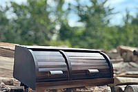 Хлібниця деревʼяна (Класична Карпатський Бук) ТЕМНА на 2 відділення