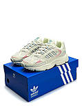 Жіночі кросівки Adidas Originals Ozmillen Beige Pink Blue, фото 8
