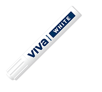 Перманентний маркер білий круглий  Viva MOLIN 2-3 мм