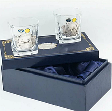 Подарунковий набір бокалів для віскі "Срібний олень" Bohemia 300 мл