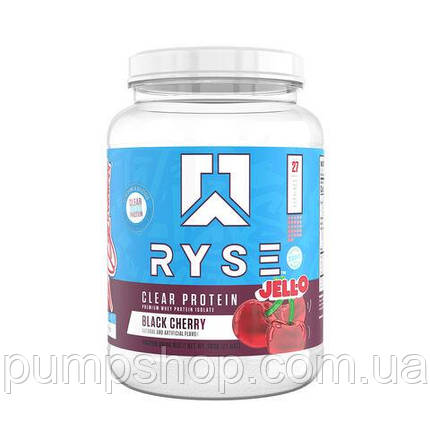 Протеїн ізолят RYSE Clear Protein - Jell-O Black Cherry 783 г (27 порц.), фото 1