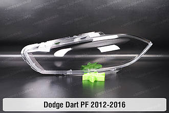 Скло фари Dodge Dart PF (2012-2016) ліве