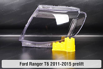 Скло фари Ford Ranger T6 (2011-2015) дорест ліве