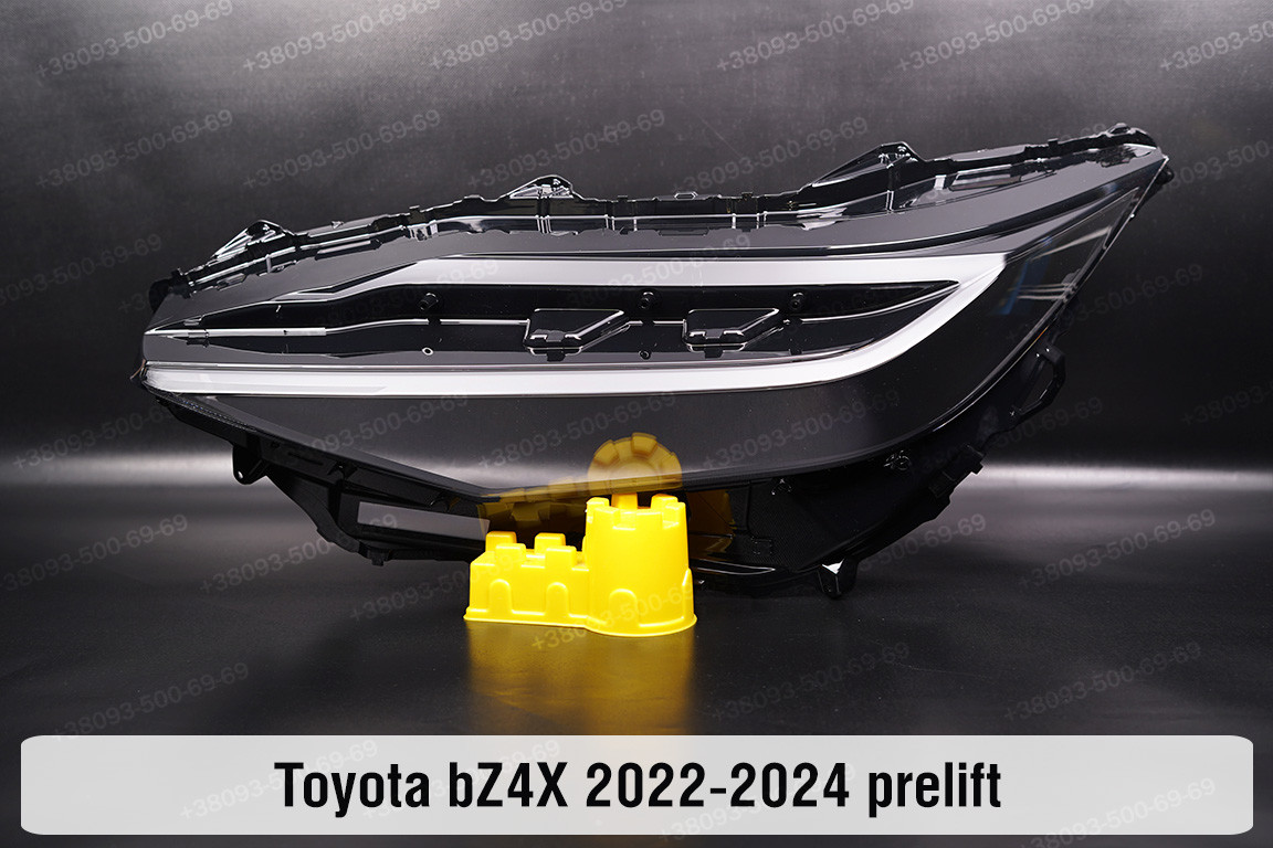 Скло фари Toyota bZ4X (2022-2024) дорест ліве, фото 1