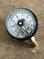 Електроконтактний сигналізувальний манометр 16 кгс/см2 (1,6 МПа) Ф100 мм М20*1,5 ДМ2010-У2 (UAM-Україна)