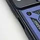 Протиударний чохол зі шторокою та кільцем для Poco M6 Pro 5G (Синій) / на поко м6 про - фото 4 - id-p2341433618