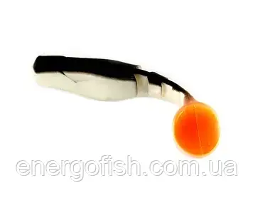 Силікон L&K Predator 7см 4шт Black/Pearl/Orange Tail