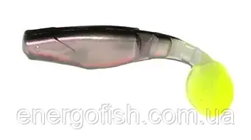 Силікон L&K Predator 9см 2шт Black/Green/Clear/Lemon Tail