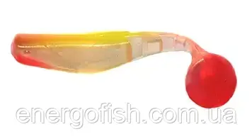 Силікон L&K Predator 7см 4шт Lemon/Clear/Red Head Tail