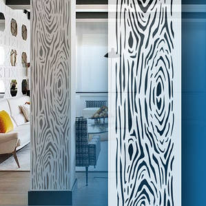 Трафарет для фарбування багаторазовий, безшовний 15 х 78 см з малюнком під Дерево, товщина 1 мм (180х780)