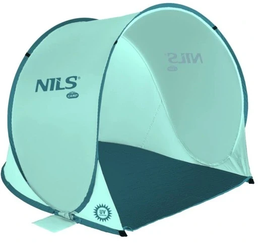 Пляжний намет Nils Camp Nc3173 відтінки зеленого 110 см х 140 см туристичний намет що самостійно розкладається водонепроникний з