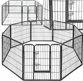 Манеж клітина для тварин собак кролів цуценят MALATEC 80х80см 8 секцій