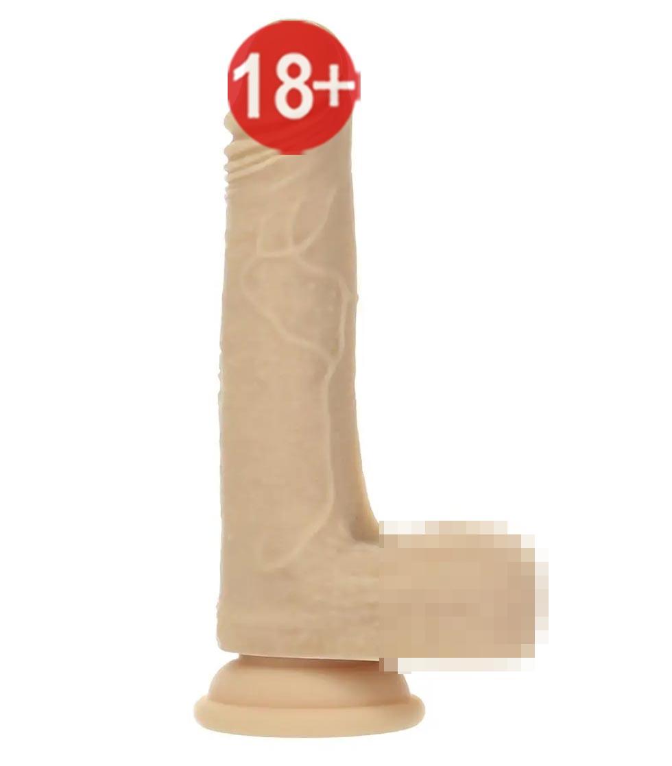 Фалоімітатор з ротацією та пульсацією Naked ADDICTION The Freak 7,5″ Rotating & Thrusting Vibrating