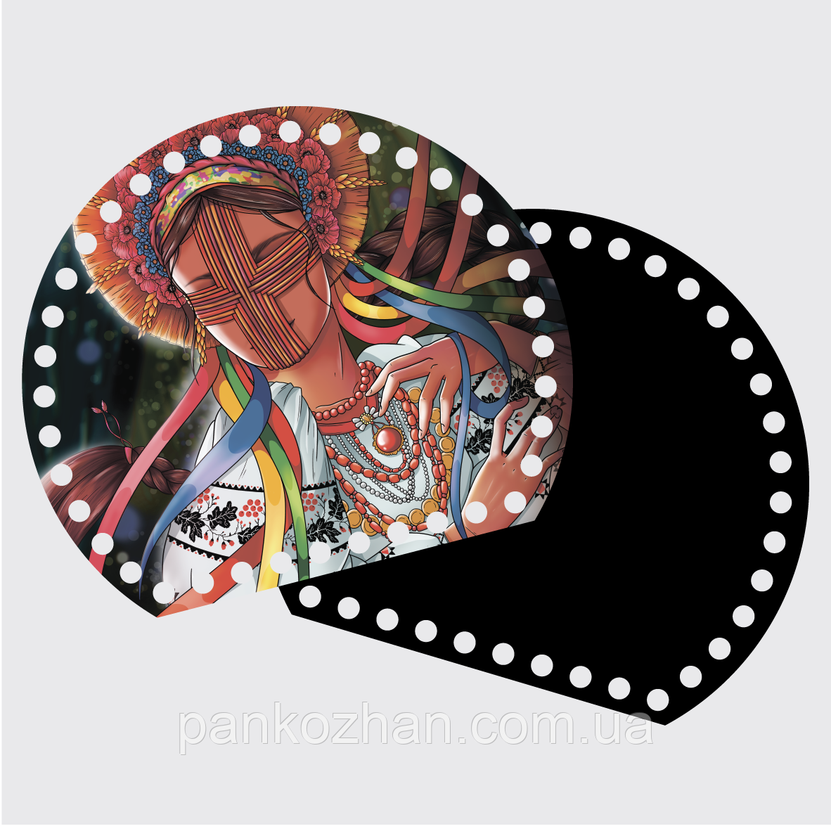 Комплект до в'язаної сумки з акрилу, фото 1