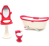 Дитячі іграшкові меблі Глорія Gloria для ляльок Барбі Ванна, фото 2