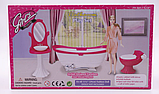 Дитячі іграшкові меблі Глорія Gloria для ляльок Барбі Ванна, фото 4