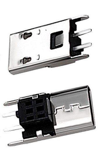 Роз'єм живлення/гніздо CN-54, 2P, H11.0 - Micro USB