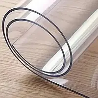 Силіконове покриття товщиною 2 мм, полотно ПВХ (силіконова плівка, м'яке скло), 100 х 60 см (в наявності різні розміри)