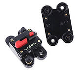 Запобіжник автоматичний 12-48В 50А автомат Вологозахист IP67, фото 5