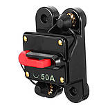 Запобіжник автоматичний 12-48В 50А автомат Вологозахист IP67, фото 3