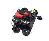 Запобіжник автоматичний 12-48В 50А автомат Вологозахист IP67, фото 4