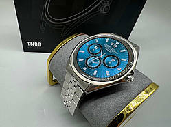 Смарт-годинник Funost TN88 AMOLED 1,43" Metal 5-bead (з функцією дзвінка), Срібло, ремінець срібло