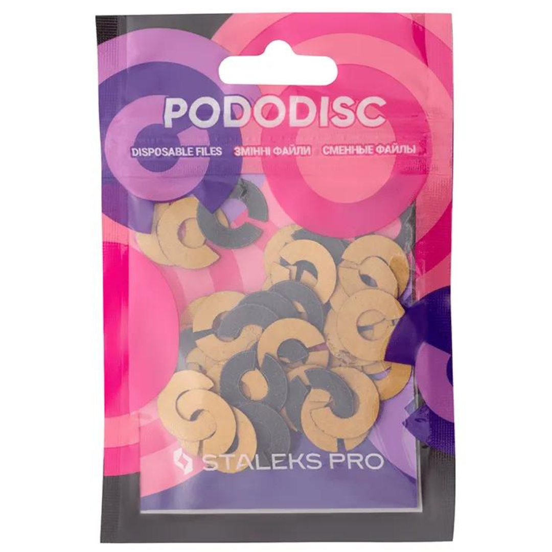 Змінні файли кільце для манікюрного диску Pododisc Staleks Pro S 240 гріт 50 шт