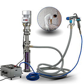 Професійний шнековий насос для швидкого та якісного штукатурення Profter DQ-300 (15 л/м  2800 Вт)