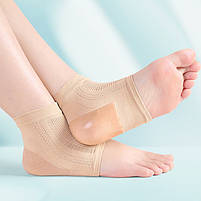 Шкарпетки для п'ят від тріщин чорні універсальний. Силіконові шкарпетки накладки на п'яти, фото 10