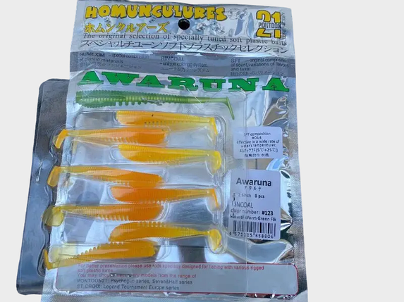 Силіконова приманка Віброхвіст Pontoon21 Awaruna 2.5, фото 1